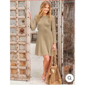 #31 MSRP $82 NWT BREATHTAKING ANRABESS RIBBED KNIT SWING DRESS ♡SIZE L♡